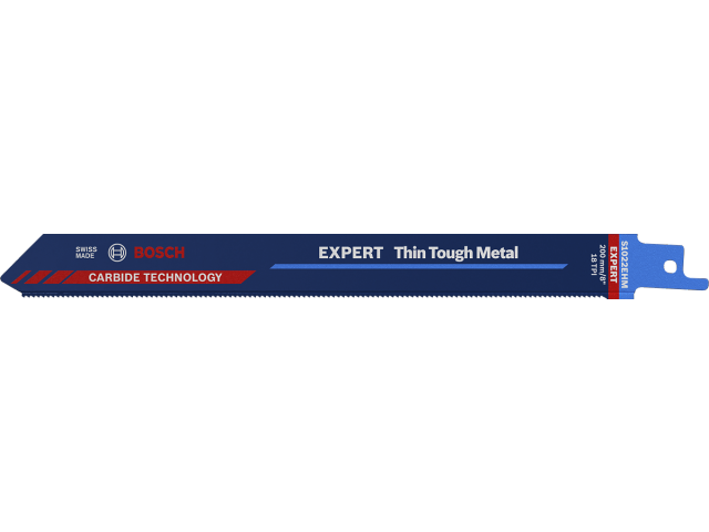 List Bosch za sabljasto žago EXPERT ‘Thin Tough Metal’ S 1022 EHMt, 200mm, 18TPI, za cevi, 2608900363